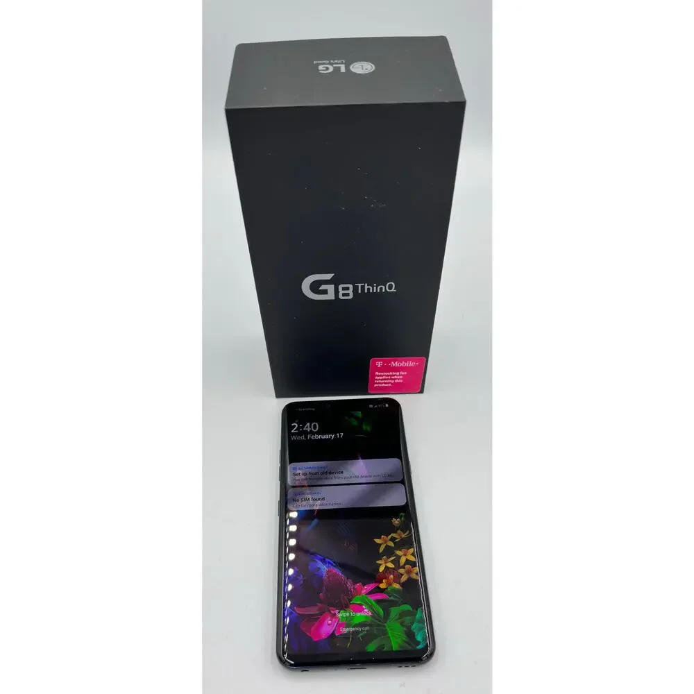 LG G8 ThinQ Android 128GB Black T-Mobile Unlocked Smartphone